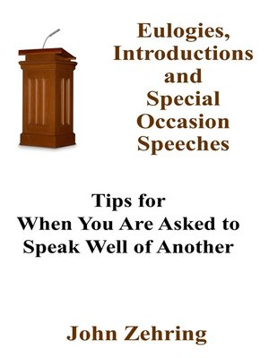 cover image of Eulogies, Introductions and Special Occasion Speeches